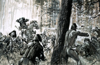 General Braddock Ambushed in 1765 (Original)