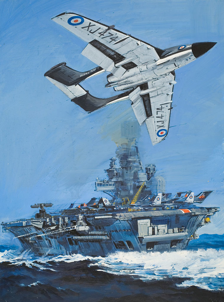 The de Havilland DH 110 (Original) art by Other Military Art (Coton) at The Illustration Art Gallery