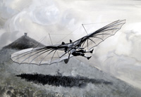 Flight Before the Wright Brothers art by Graham Coton