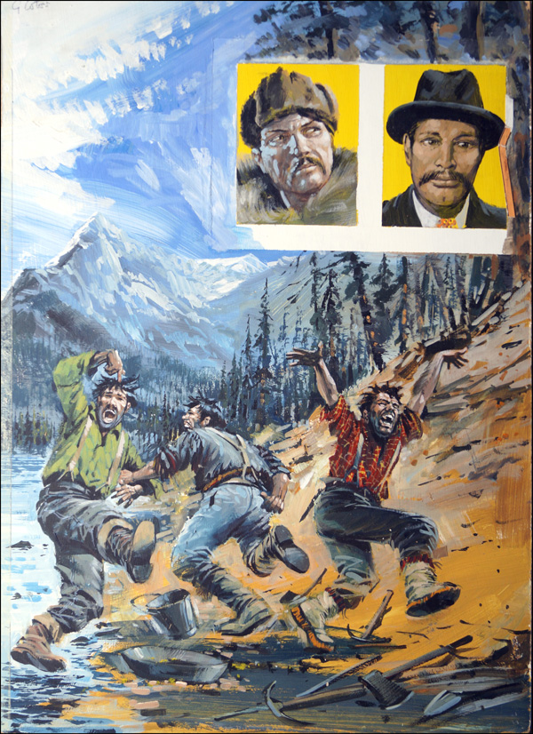 Gold Rush (Original) by Graham Coton at The Illustration Art Gallery