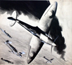 Spitfire in Dogfight (Original)