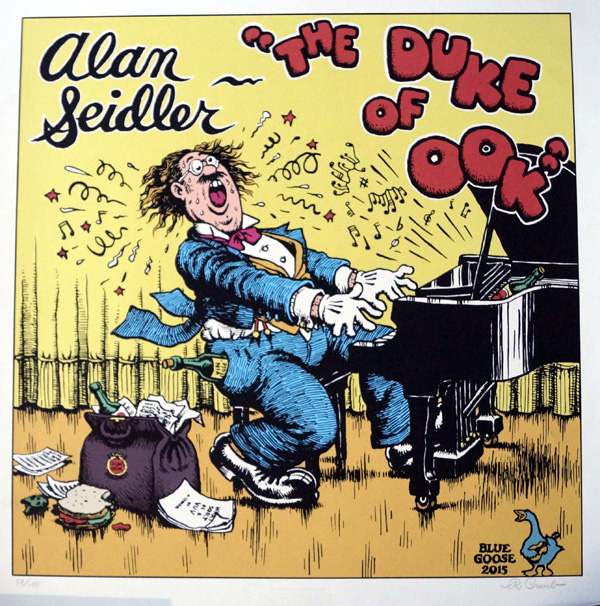 The Duke of Ook: Alan Seidler (Limited Edition Print) (Signed) by Robert Crumb at The Illustration Art Gallery