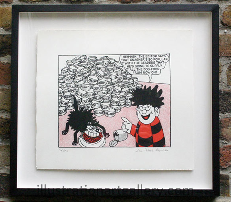 Slurp Dog Food (Limited Edition Print) (Signed)