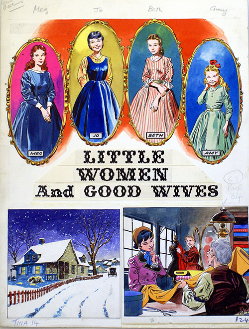 Little Women and Good Wives 1 (Original) by Gino D'Antonio at The Illustration Art Gallery