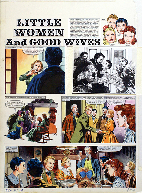 Little Women and Good Wives 14 (Original) by Gino D'Antonio at The Illustration Art Gallery