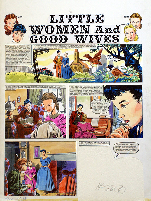 Little Women and Good Wives 16 (Original) by Gino D'Antonio at The Illustration Art Gallery