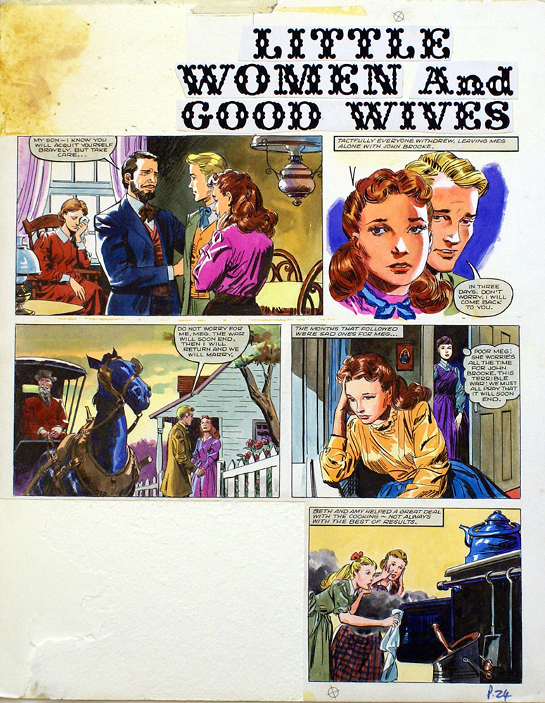 Little Women and Good Wives 2 (Original) art by Gino D'Antonio at The Illustration Art Gallery