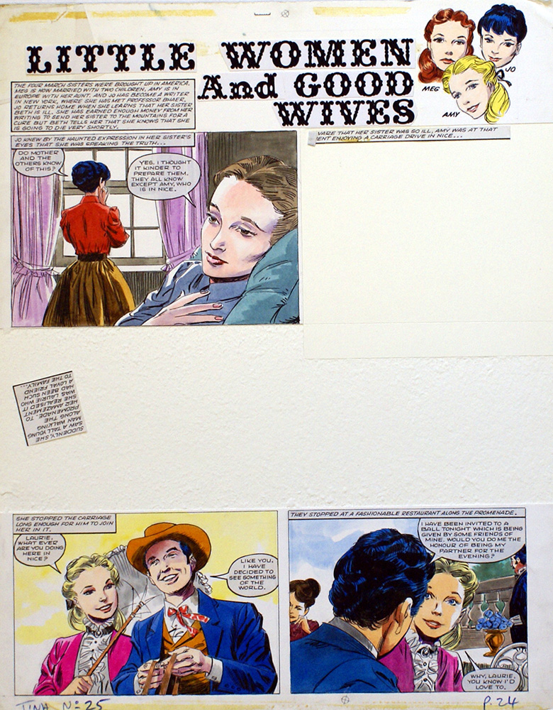 Little Women and Good Wives 23 (Original) art by Gino D'Antonio at The Illustration Art Gallery