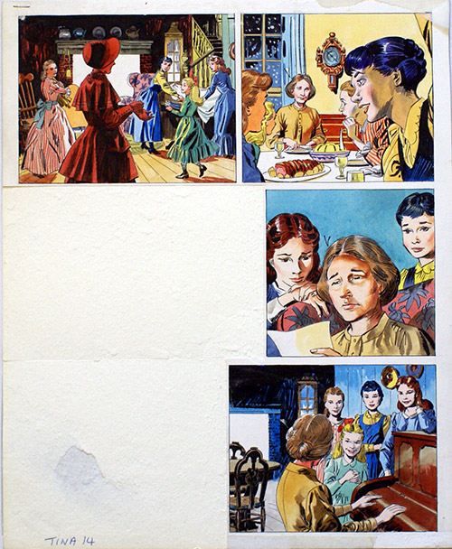 Little Women and Good Wives 3 (Original) by Gino D'Antonio at The Illustration Art Gallery