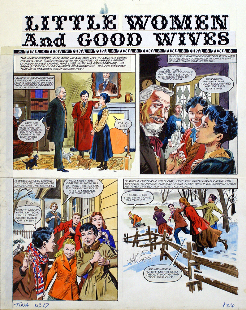Little Women and Good Wives 6 (Original) art by Gino D'Antonio at The Illustration Art Gallery