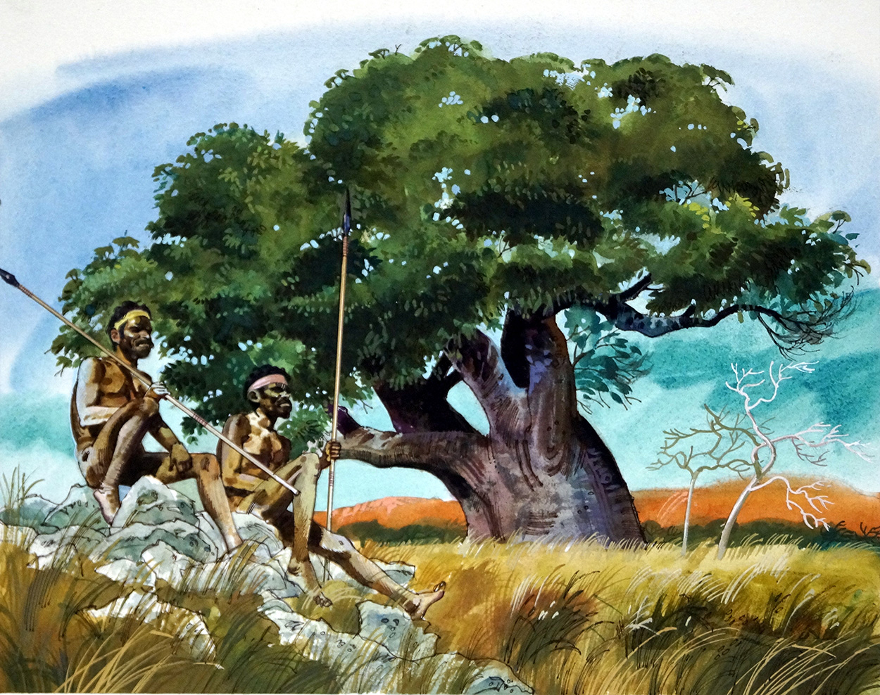 Baobab Tree (Original) art by Gordon Davies at The Illustration Art Gallery