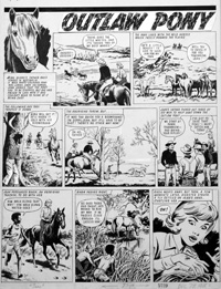 Outlaw Pony (TWO pages) (Originals)