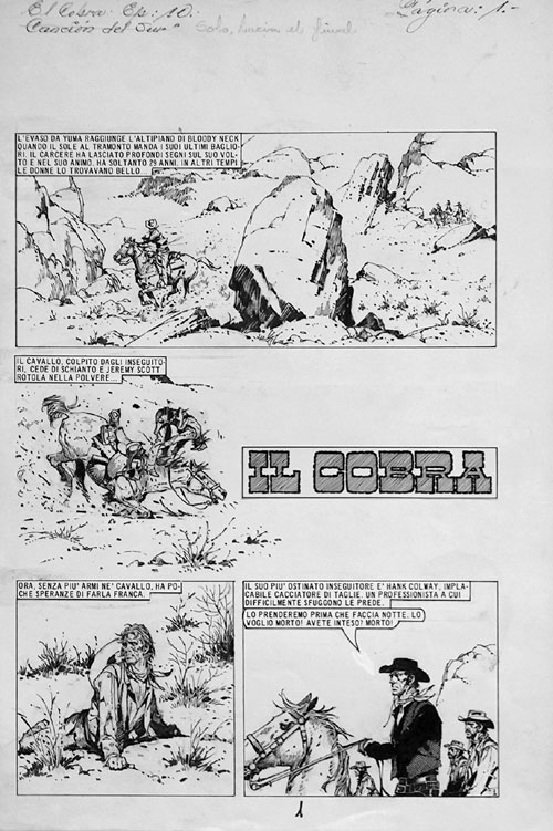 Il Cobra 1-4 (Original) (Signed)