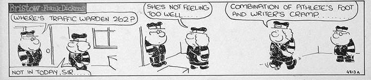 Bristow daily newspaper strip (Original)