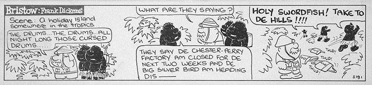 Bristow daily newspaper strip (Original)