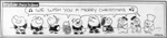 Bristow daily newspaper strip: Merry Christmas (Original)