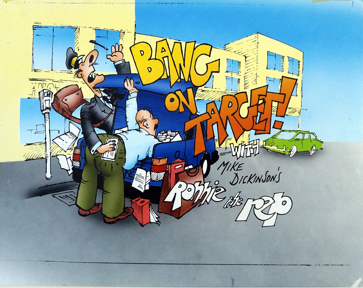 Ronnie the Rep (Original) (Signed) art by Mike Dickinson at The Illustration Art Gallery