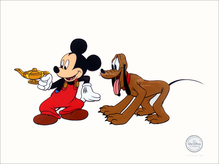 Mickey & Pluto 2 'Pluto's Dream House' 1940 (Limited Edition Sericel)
