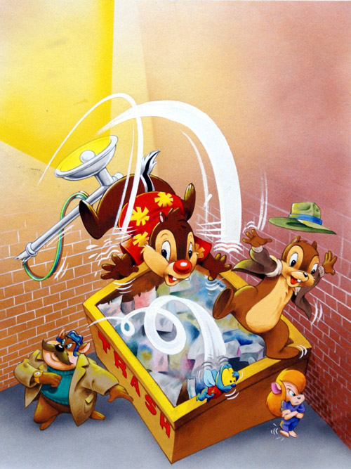 Disney Double page comic art 2 (Original)