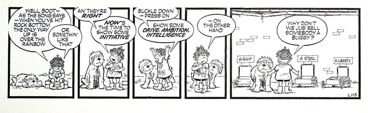 The Perishers daily strip L110 (Original)