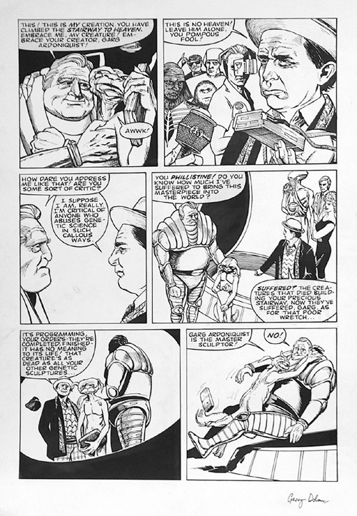Doctor Who comic art (Original) (Signed)