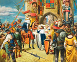 A Hero's Welcome for King Harry (Original) (Signed)