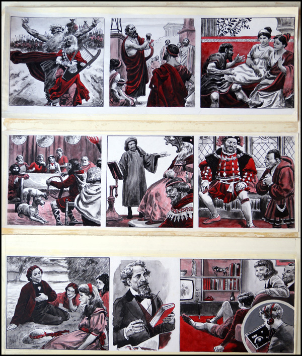 The History of Storytelling (Original) by Cecil Doughty Art at The Illustration Art Gallery