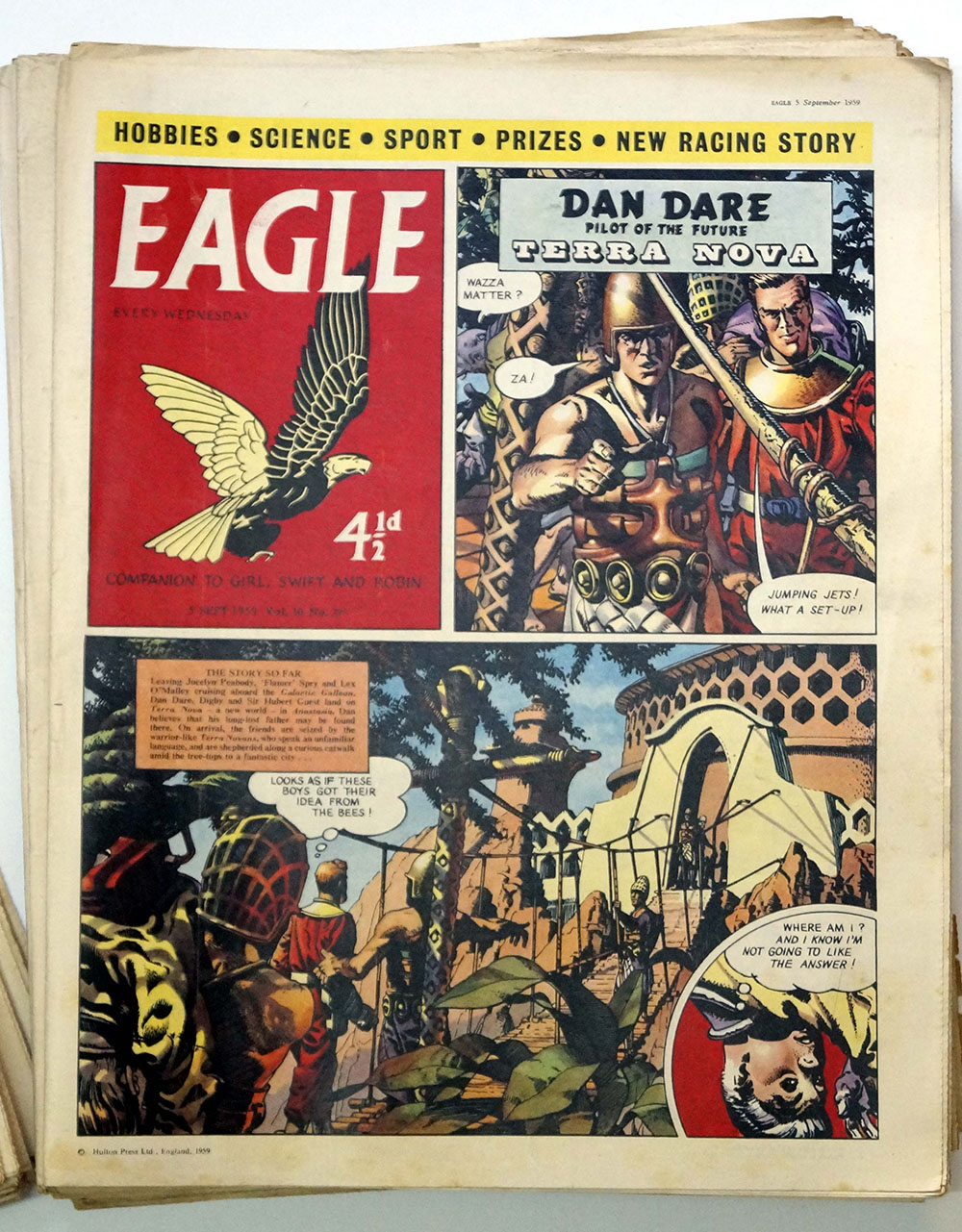 Eagle Volume 10 issues 1 – 45 (1959) VFN art by EAGLE Rare Comics at The Illustration Art Gallery