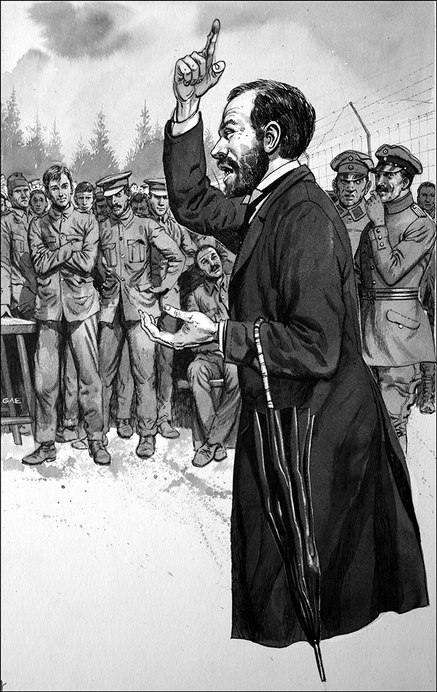 Hero or Traitor - Sir Roger Casement (Original) art by Gerry Embleton at The Illustration Art Gallery