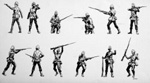 British Army Model Sheet (Original) (Signed)