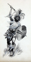 Warrior Charge (Original) (Signed)