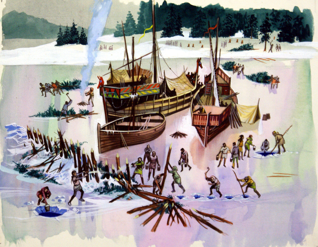Ice Pirates (Original) art by Ron Embleton Art at The Illustration Art Gallery