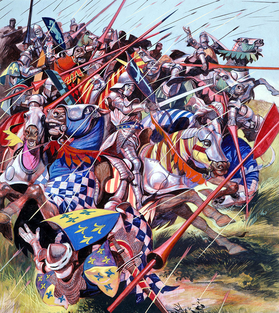 Agincourt The Impossible Victory (Original) art by British History (Ron Embleton) at The Illustration Art Gallery