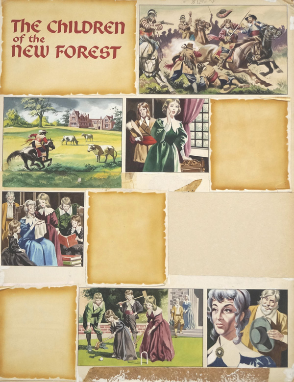 The Children of the New Forest - Page 1 (Original) by Children of the New Forest (Ron Embleton) at The Illustration Art Gallery