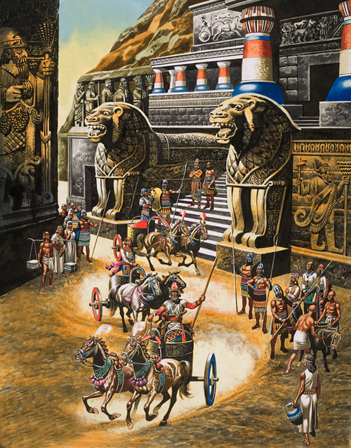 The Hittites (Original) by Ron Embleton Art at The Illustration Art Gallery