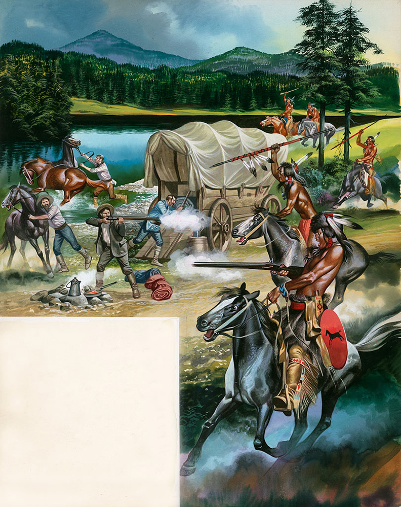 The Nez Perce (Original) art by American History (Ron Embleton) at The Illustration Art Gallery