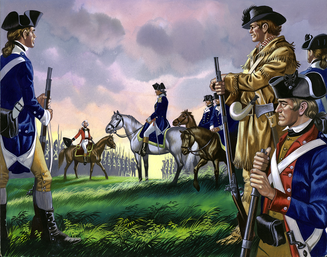 Surrender (Original) art by American War of Independence (Ron Embleton) at The Illustration Art Gallery