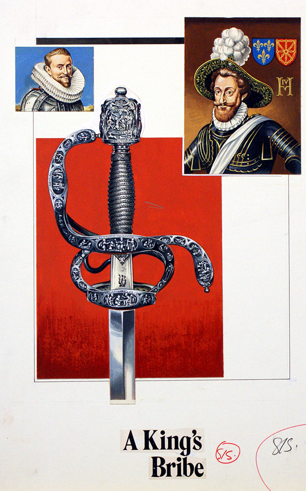 Swords That Tell a Story: A King's Bribe (Original) art by Dan Escott at The Illustration Art Gallery