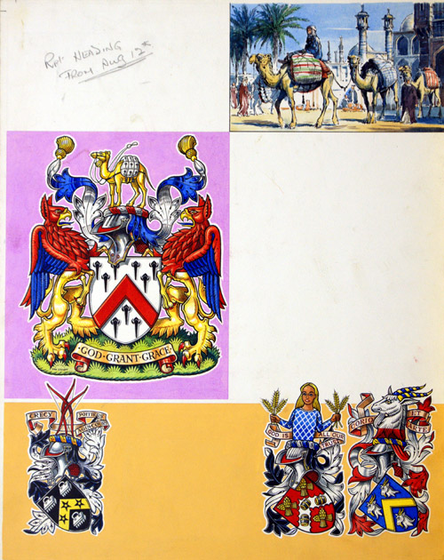 The Guilds of London: The Worshipful Company of Grocers (Original) (Signed) by Dan Escott at The Illustration Art Gallery