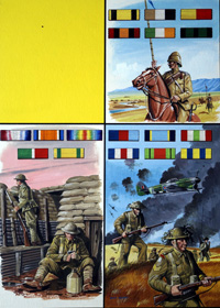 British Army Medal Ribbons art by Dan Escott