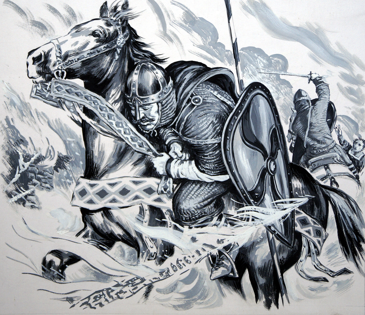 The Death of William the Conqueror (Original) art by F R Exell at The Illustration Art Gallery