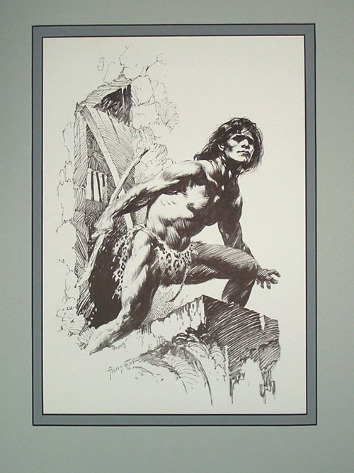 Edgar Rice Burroughs 10 Sun Bronzed Flesh (Limited Edition Print) by Frank Frazetta Art at The Illustration Art Gallery