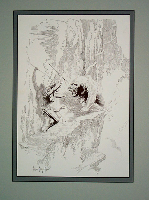 Edgar Rice Burroughs 21 Tarzan Waited (Limited Edition Print) by Frank Frazetta Art at The Illustration Art Gallery