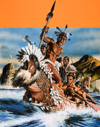 War Canoe (Original) (Signed)