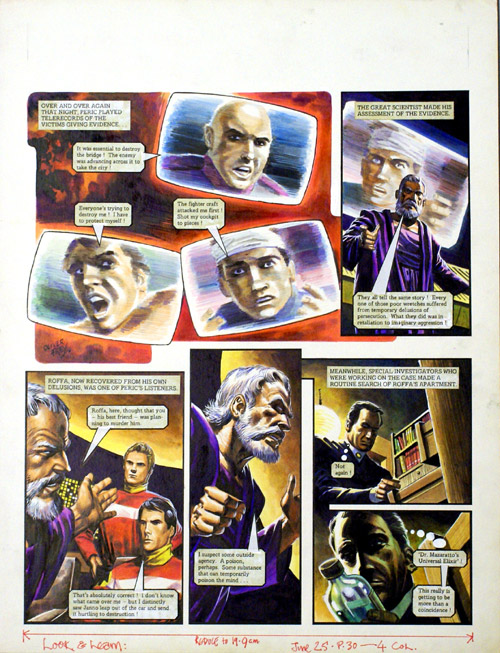 The Trigan Empire: Look and Learn 25th June 1977 (2) (Original) (Signed) by The Trigan Empire (Oliver Frey) at The Illustration Art Gallery