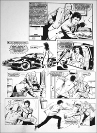 Knight Rider - KITT Hears Everything (TWO pages) (Originals)