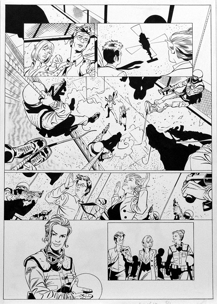 Doctor Who: The Age of Ice Part 1 Page 3 (Original) art by Martin Geraghty Art at The Illustration Art Gallery