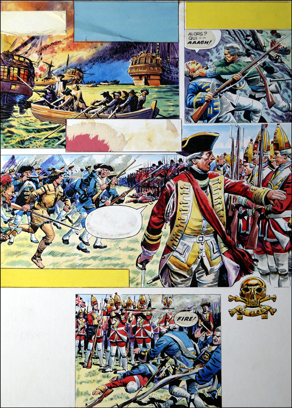 General Wolf and the Battle of Quebec (Original) by Alberto Giolitti Art at The Illustration Art Gallery