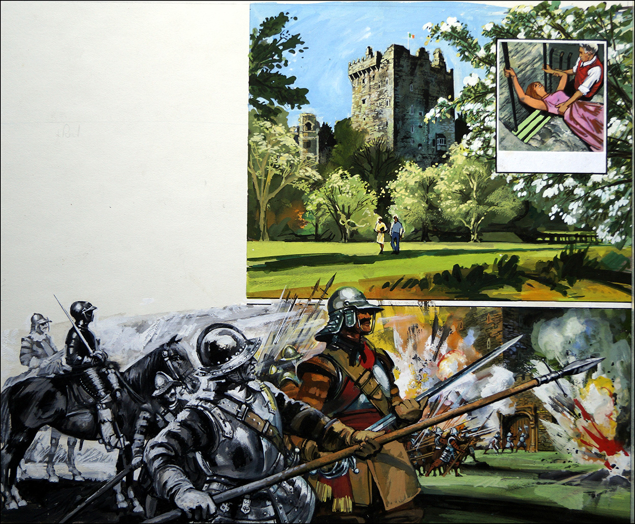 Blarney Castle (Original) art by Harry Green at The Illustration Art Gallery