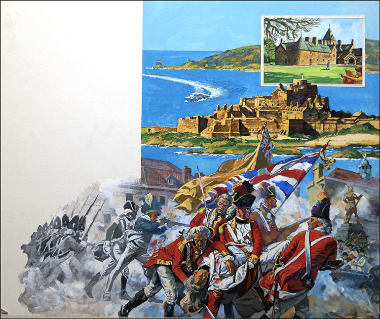 In Defence of Jersey (Original) by Harry Green at The Illustration Art Gallery